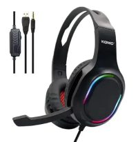 Gaming Headset With Immersive 3D Sound and adjustable Noise