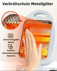 Electric Fan Heater Mini Mobile Heater Home Heating Warm Air Fan