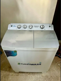 kenwood glass door washing machine (twin tub)