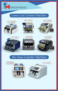 Cash counting machine Bundle Packet note counting machine in Pakistan.