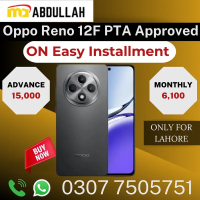 Oppo Reno 12-F PTA Approved Mobile 8/256 GB Available On Installment