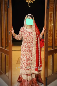 Bridal Lehnga/wedding dress/designer barat dress/farshii Lehnga