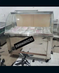 fruit salad bar for salid we hve pizza fast food machinery counters