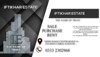 55000. rent commercial 2 bed dd office 3 floor near Al Mustafa main road project iftikhar estate