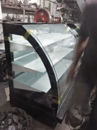 bakery country cake chiller display racks cash counter brand new