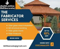 Fiber Glass works , window shades , sheet shades , car parking sheds