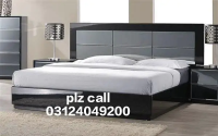 High gloss dining bed with two sides